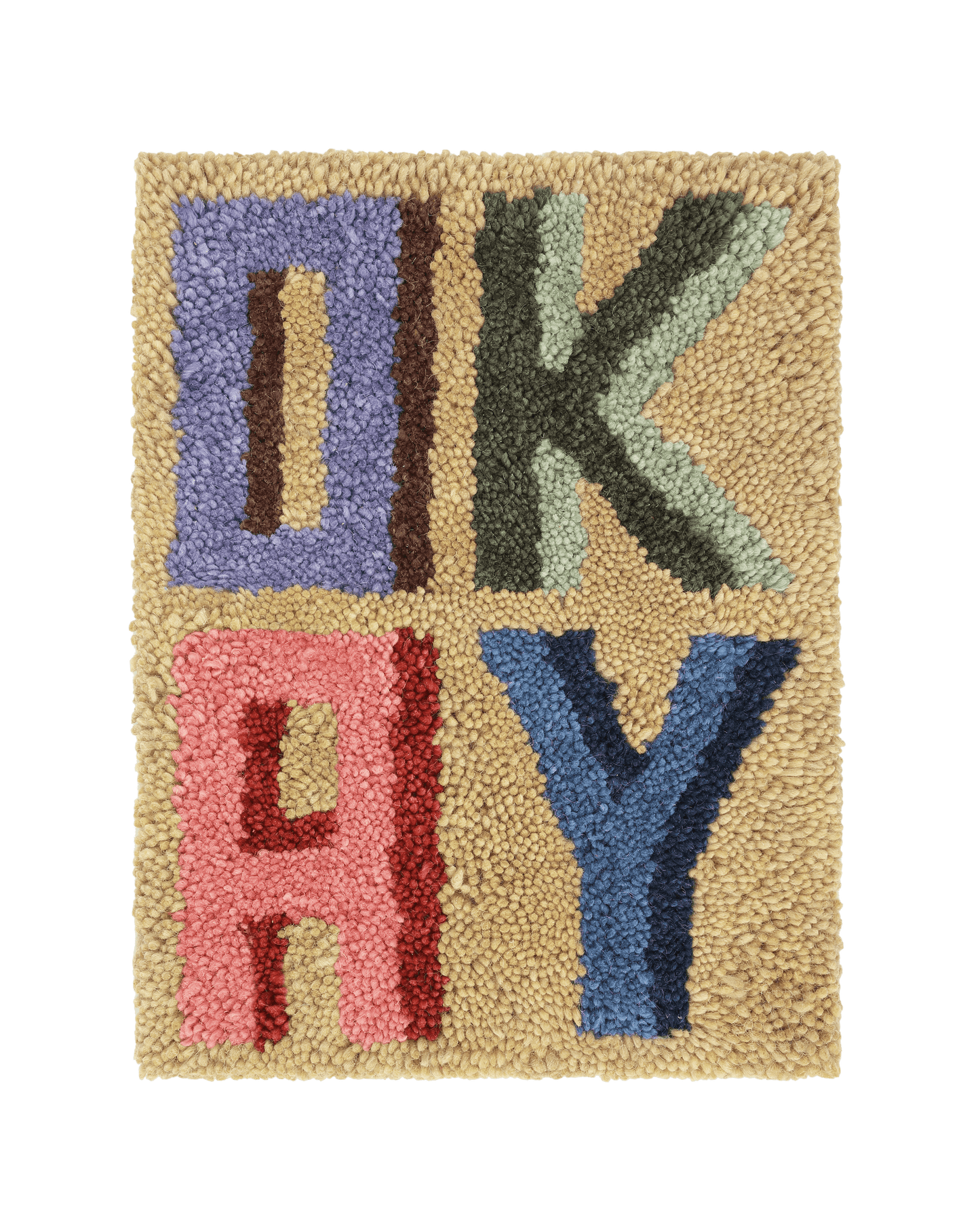 4 Letter Rug - OKAY