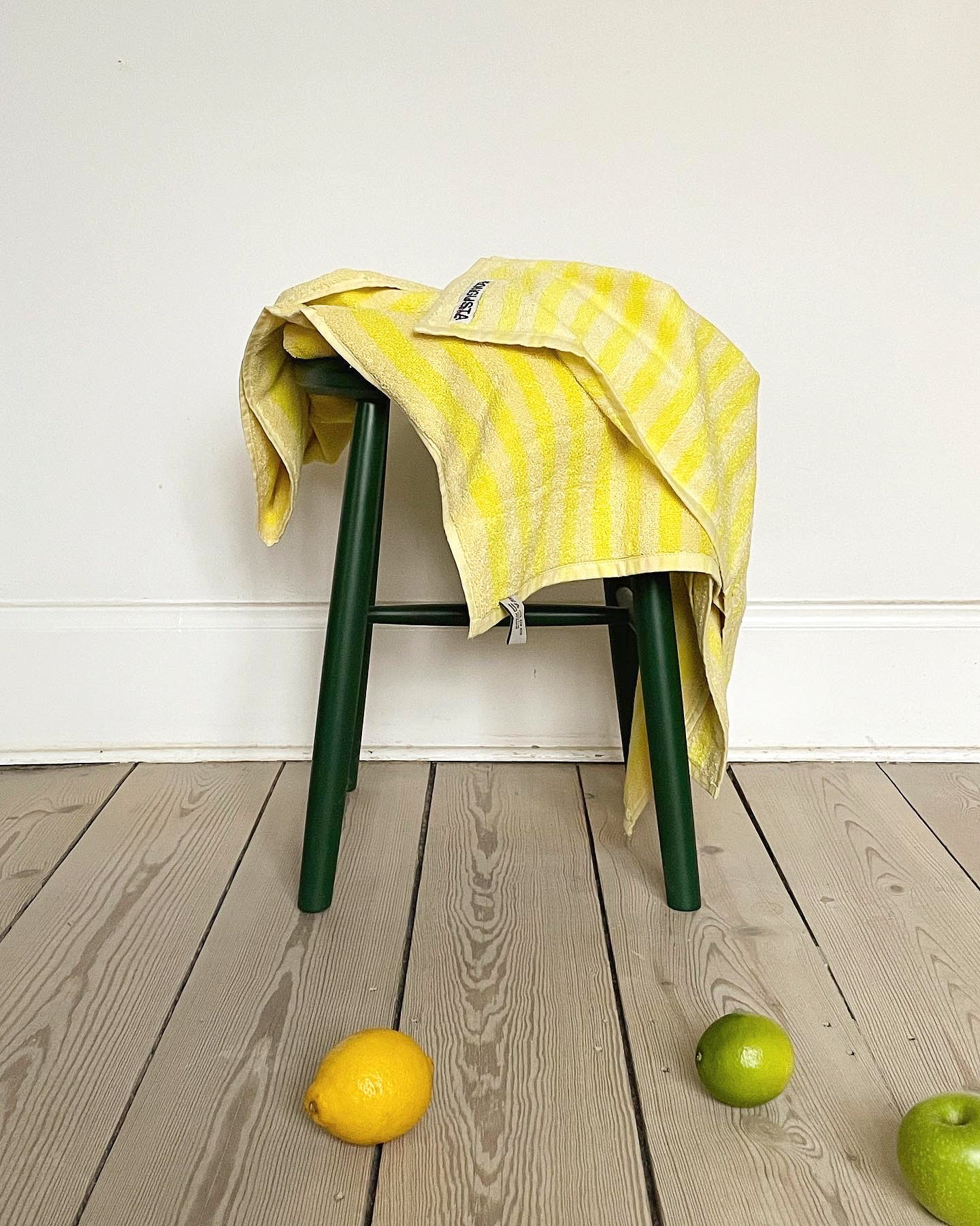 Naram Towel (Pristine & Neon yellow)