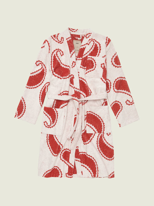 Red Paisley Robe