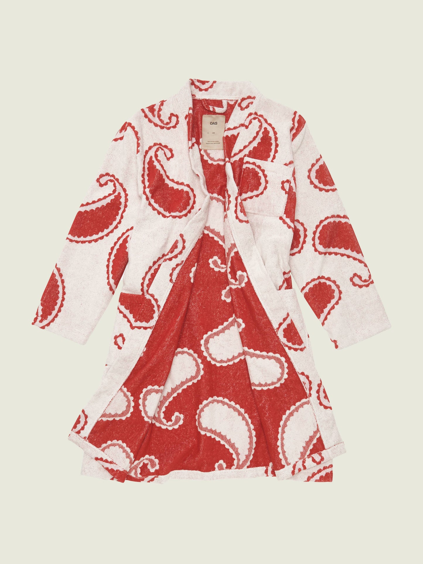 Red Paisley Robe