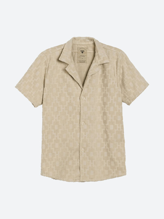 Beige Machu Cuba Terry Shirt