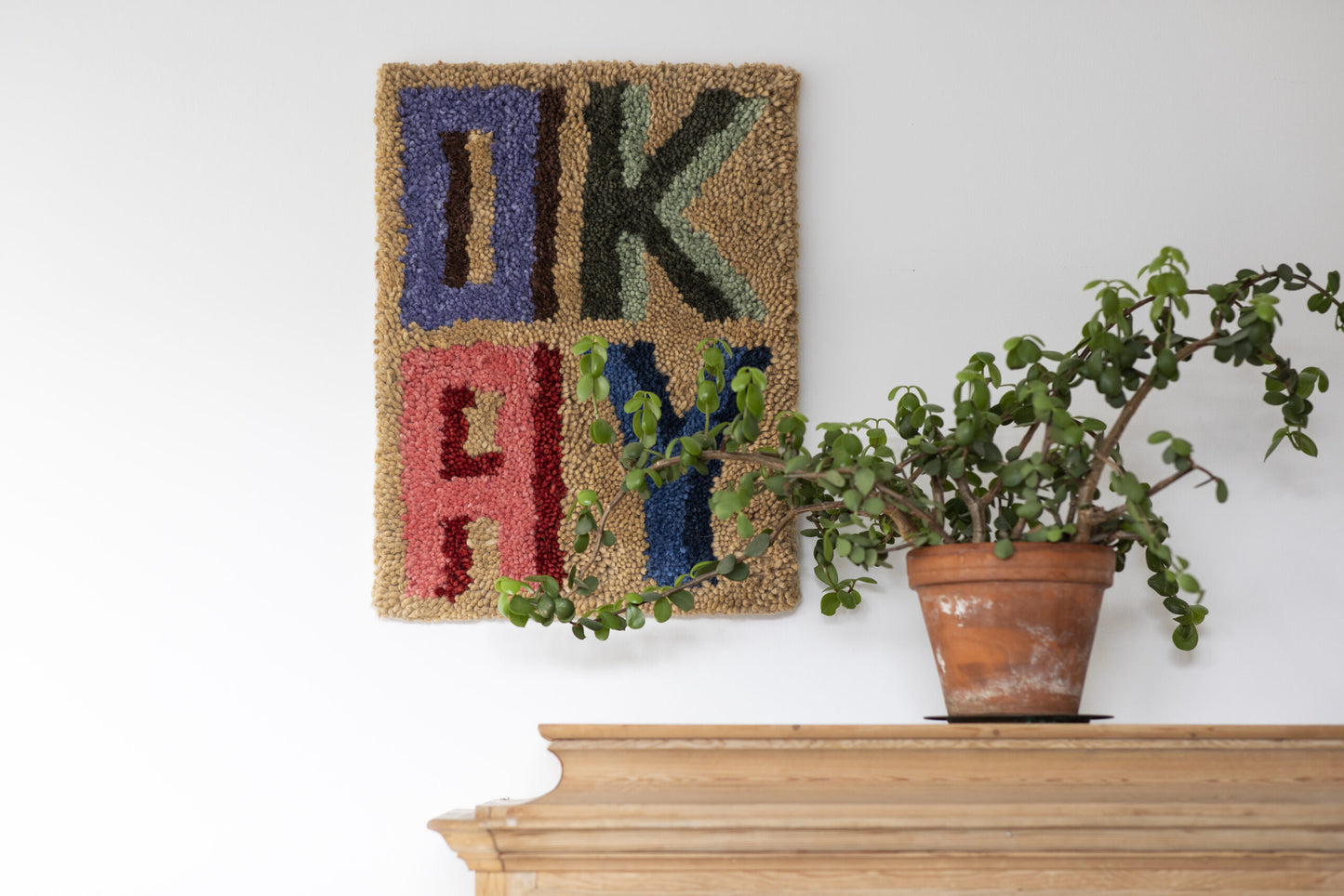 4 Letter Rug - OKAY