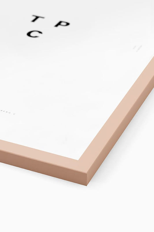 Pink Wood Frame