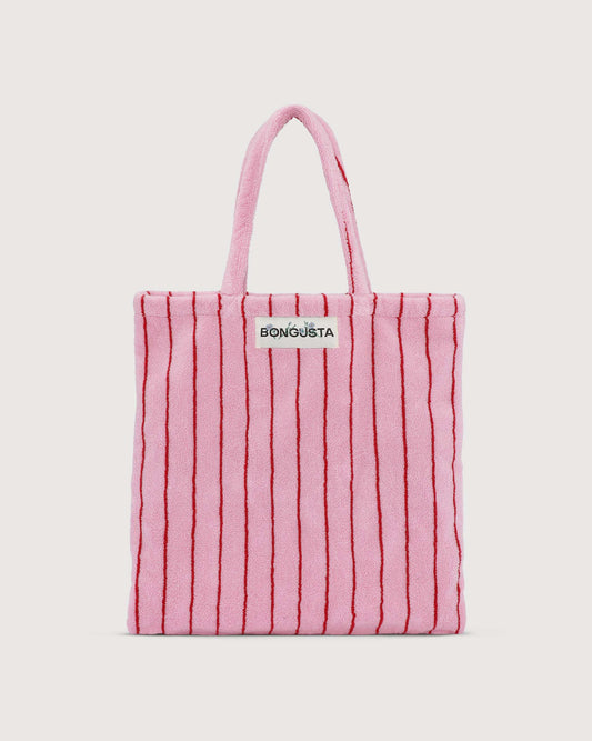 Naram Tote bag - Baby pink & Ski patrol