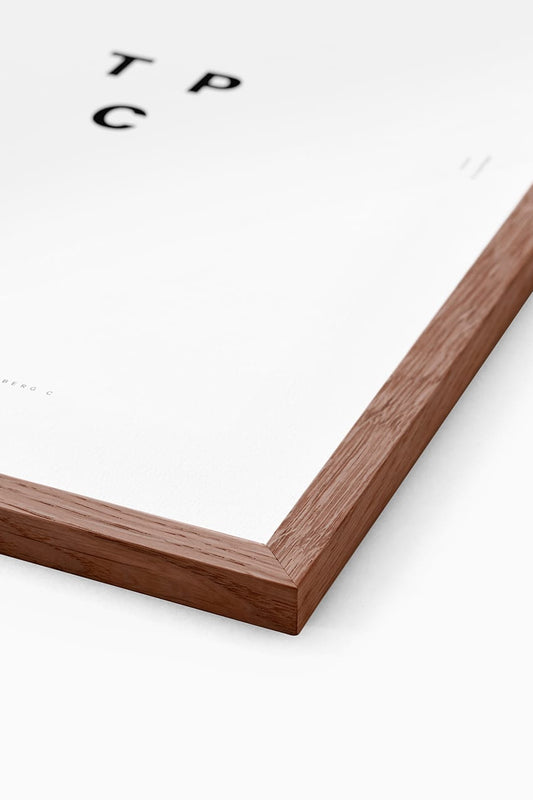 Dark oak frame