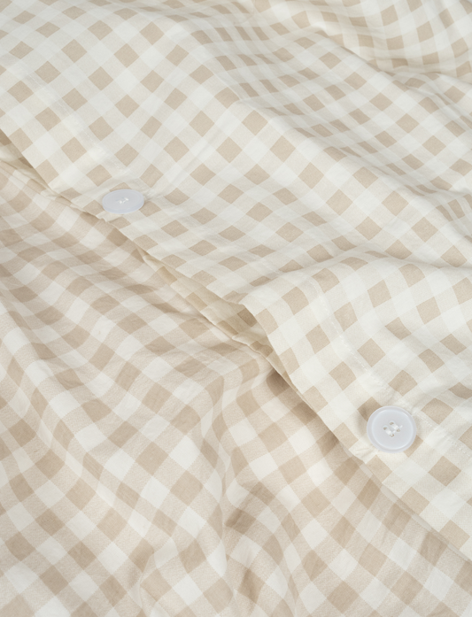BEDDING - GINGHAM OAT