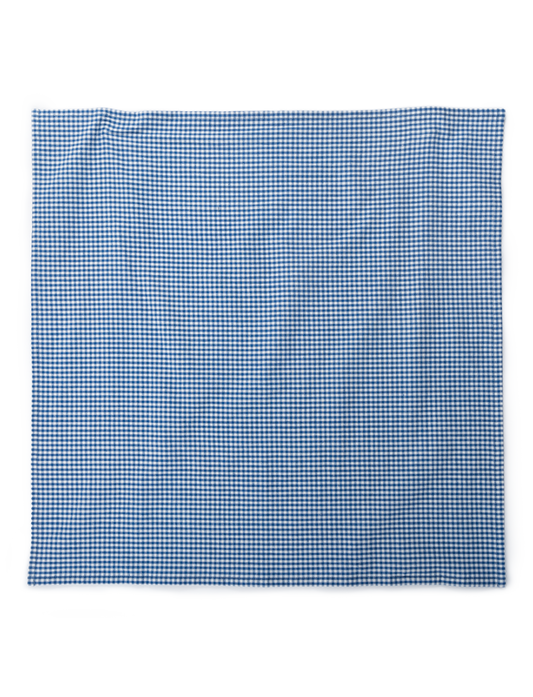 NICO SCARF - GINGHAM MINI BLUE