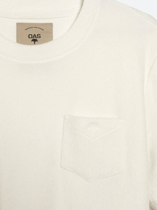 White Terry Tee