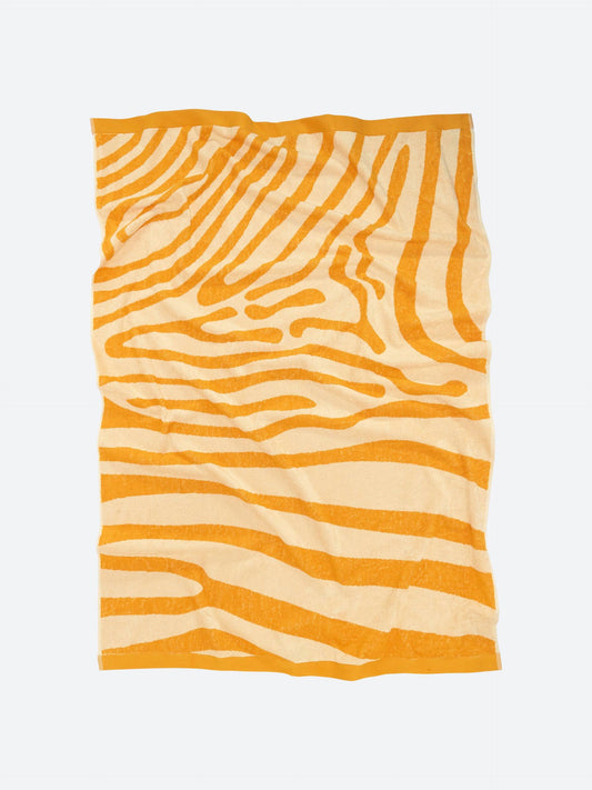 Yellow Maze Towel